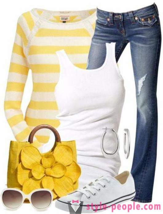 Lemon color in the clothes. From what to wear lemon color?