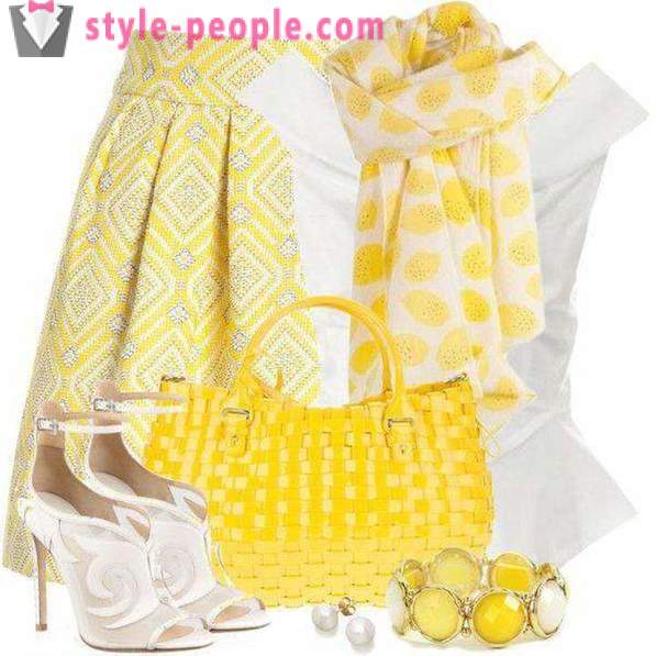 Lemon color in the clothes. From what to wear lemon color?