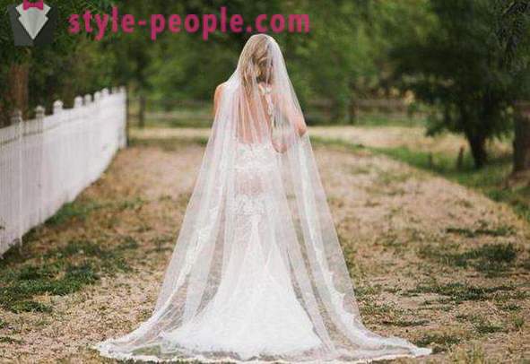 Beautiful wedding dress with open back