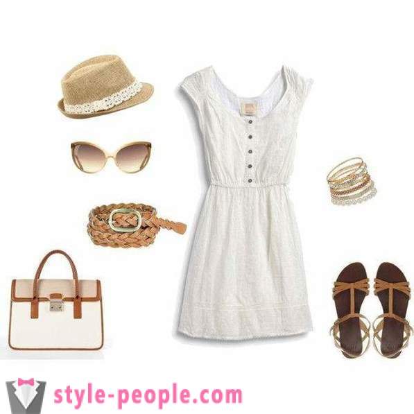 From what to wear summer dresses white?