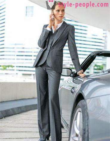 Fashionable women's costumes - from sports to business