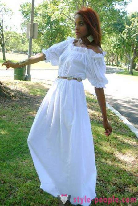 White sundresses. The best models for work and leisure