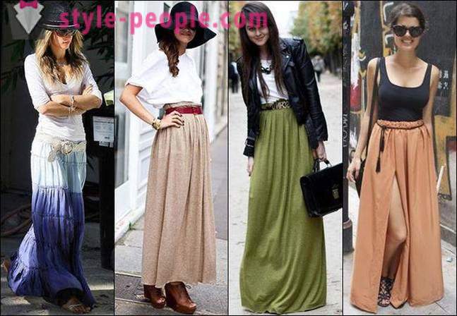 Maxi skirt: how to choose and what to wear?
