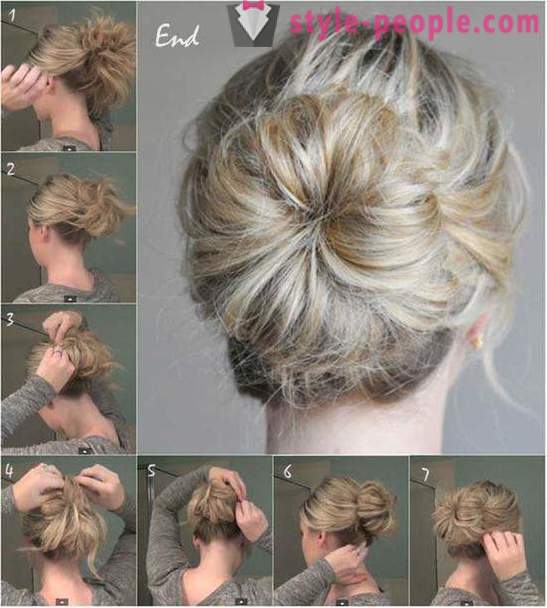 Hairstyles for 5 minutes. Step by step instructions for a popular option fast pilings