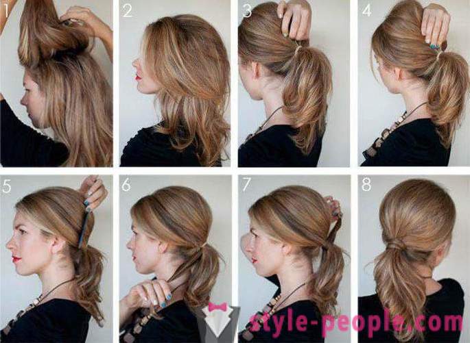 Hairstyles for 5 minutes. Step by step instructions for a popular option fast pilings