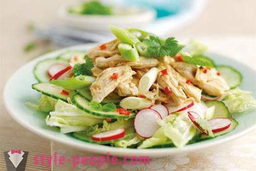 Dietary salad diet: cooking recipes with photos. light salads
