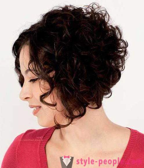 Short hairstyle for oval face (photo)