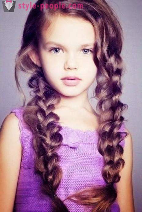 Hairstyles for medium hair for girls. holiday hairstyles