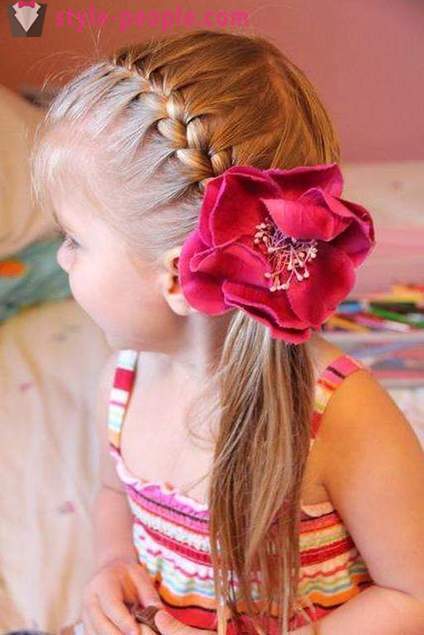 Hairstyles for medium hair for girls. holiday hairstyles