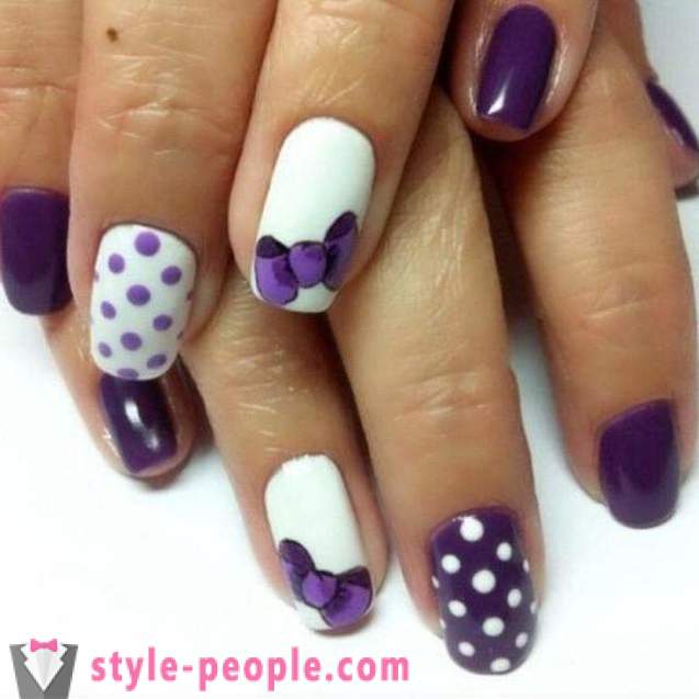 Simple drawing on your nails at home. Manicure home - beautifully, quickly and easily