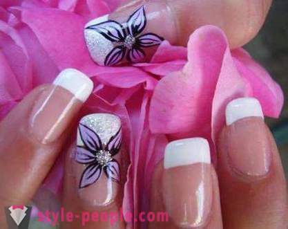 Simple drawing on your nails at home. Manicure home - beautifully, quickly and easily