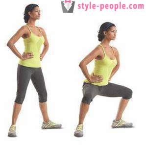 Exercises on your feet at home. Exercises for buttocks