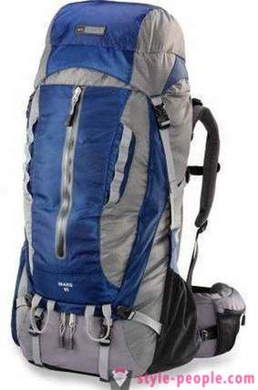 Hiking backpack with his hands. Hiking backpacks: reviews, prices
