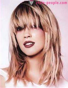 Women's haircuts for medium hair with bangs and without bangs (photo)
