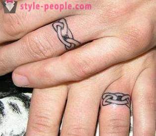 Tattoos on the fingers - a fashion trend!