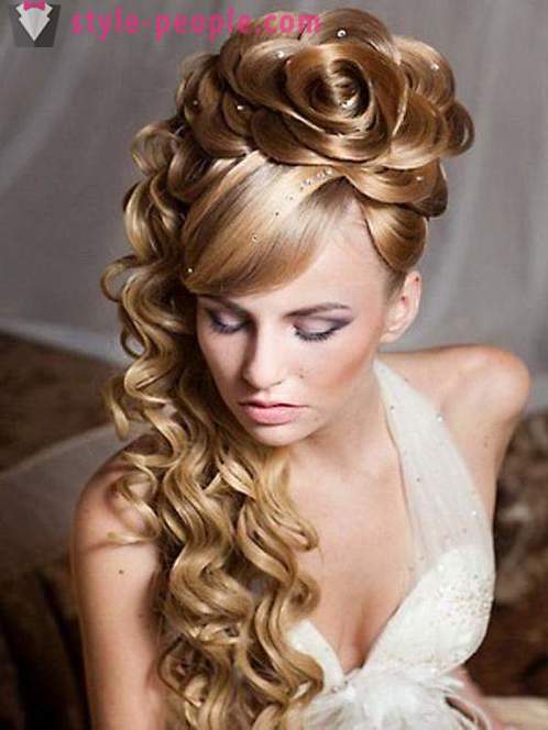 Beautiful hairstyles for long hair. Spit on long hair