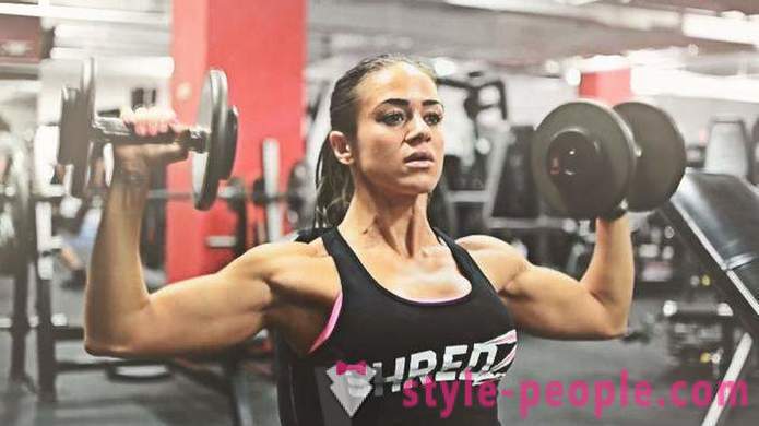 Female bodybuilding. The complex power of exercises for women