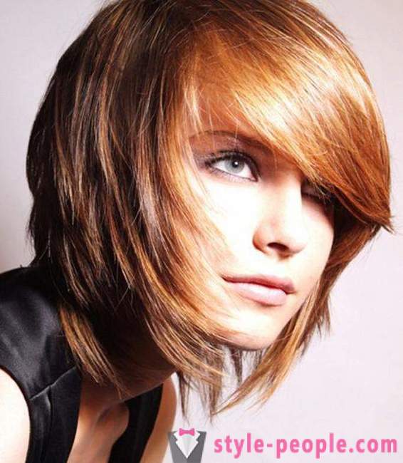 Hairstyles for medium hair with bangs. Simple and evening hairstyles