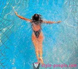 Swimming pool: the use of spinal and figures