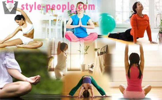 Yoga at home for beginners: exercises, photos