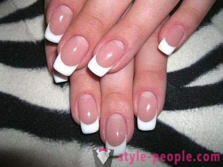 How to make a square shape of the nails? The square shape of the nail - photo