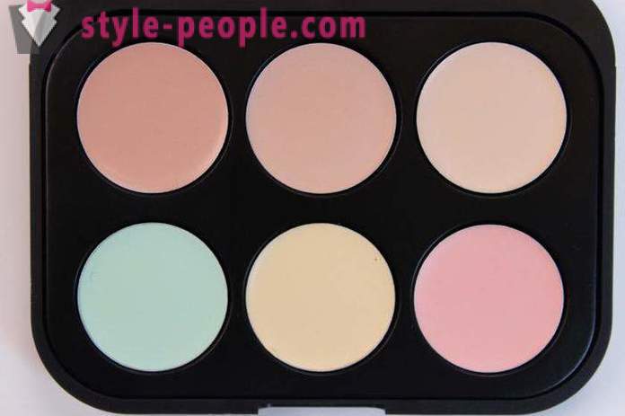 Proofreader for face: palette types. How to use correctors for the face?