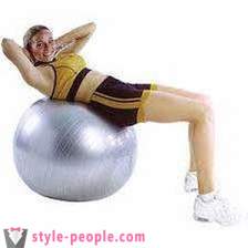 Exercise on fitball Slimming. The best exercises (fitball) for beginners