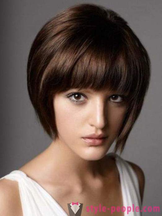 Straight bangs - a classic for all times. Haircuts and hairstyles with straight bangs