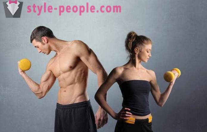 Sports diet for weight loss and a set of weight: Basis of products
