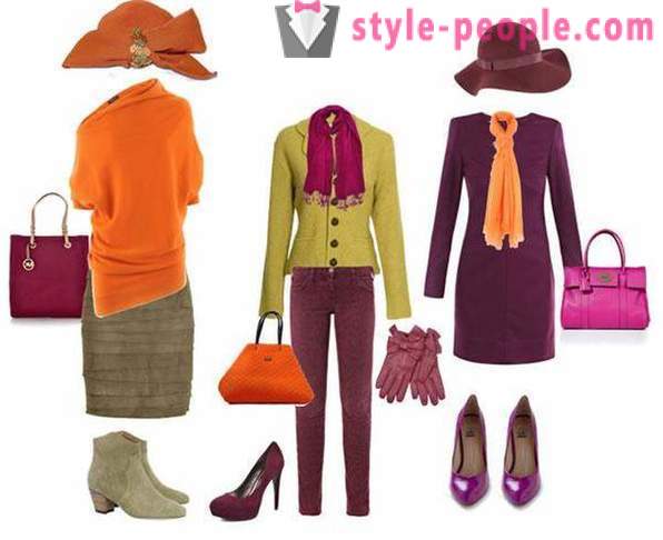 The right combination of colors in clothes