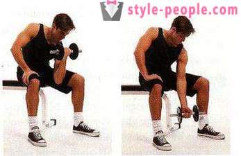 Exercises with dumbbells for men. A set of exercises with dumbbells at home