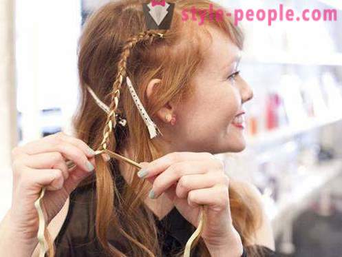 How to weave the ribbon in a braid? Weave braids with ribbon - diagram, photo