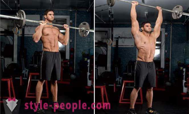 How to make the shoulders wider? Exercises for the shoulders on the bar: reviews