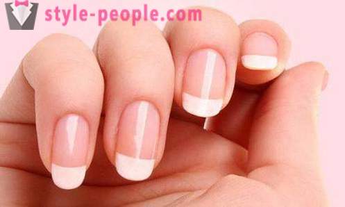 How to make a beautiful manicure at home. How to make moon manicure at home