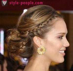 Always current hairstyle in the Greek style