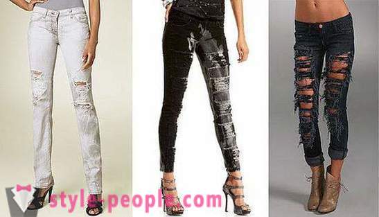 Stylish handmade: both the old jeans to make trendy jeans