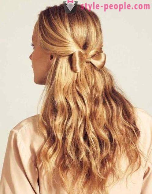 How to make a bow made of hair on the head: uncover the mystery hairstyles