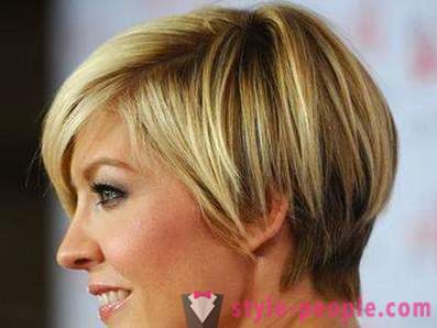 Haircut cascade on short hair: new image