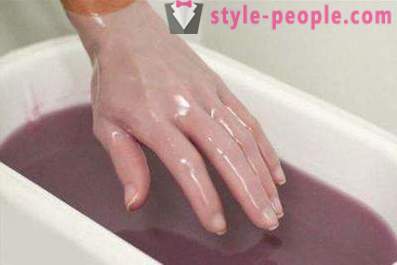 Paraffin for hands and their application