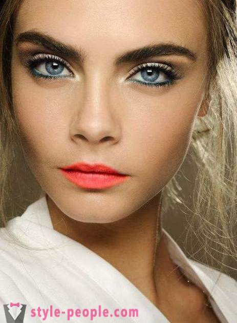 The right makeup for blue eyes
