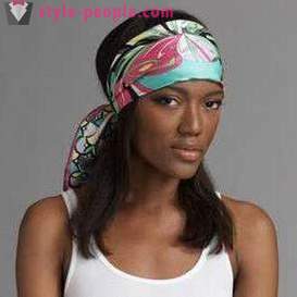 Learn how to tie a scarf on your head correctly and stylish.