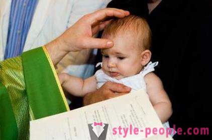 Christening boy - are preparing for the great sacrament