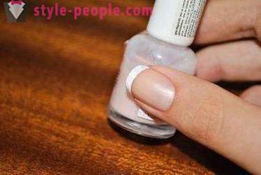 The original and bright manicure with adhesive tape