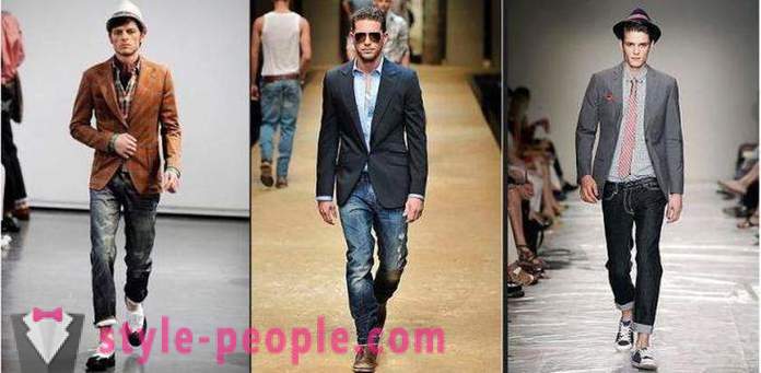 Jacket men under jeans - selection and combination rules