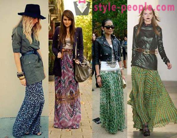 Follow fashion: choose their styles of skirts