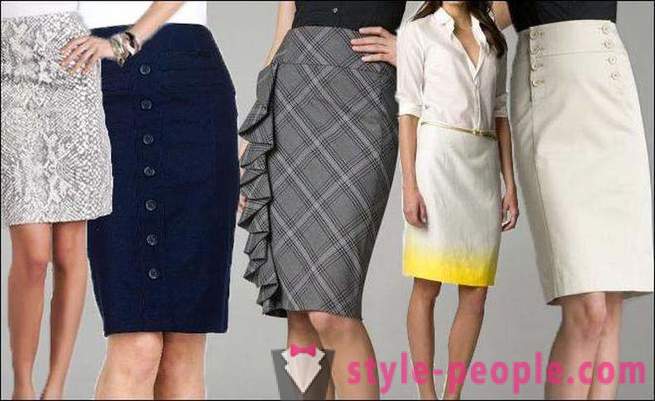 Follow fashion: choose their styles of skirts